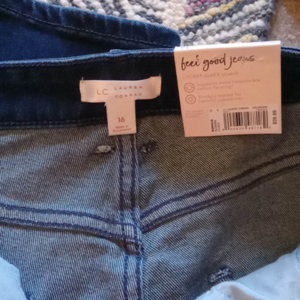 Lauren Conrad High Rise Skinny Jeans NWT - Picture 3 of 6